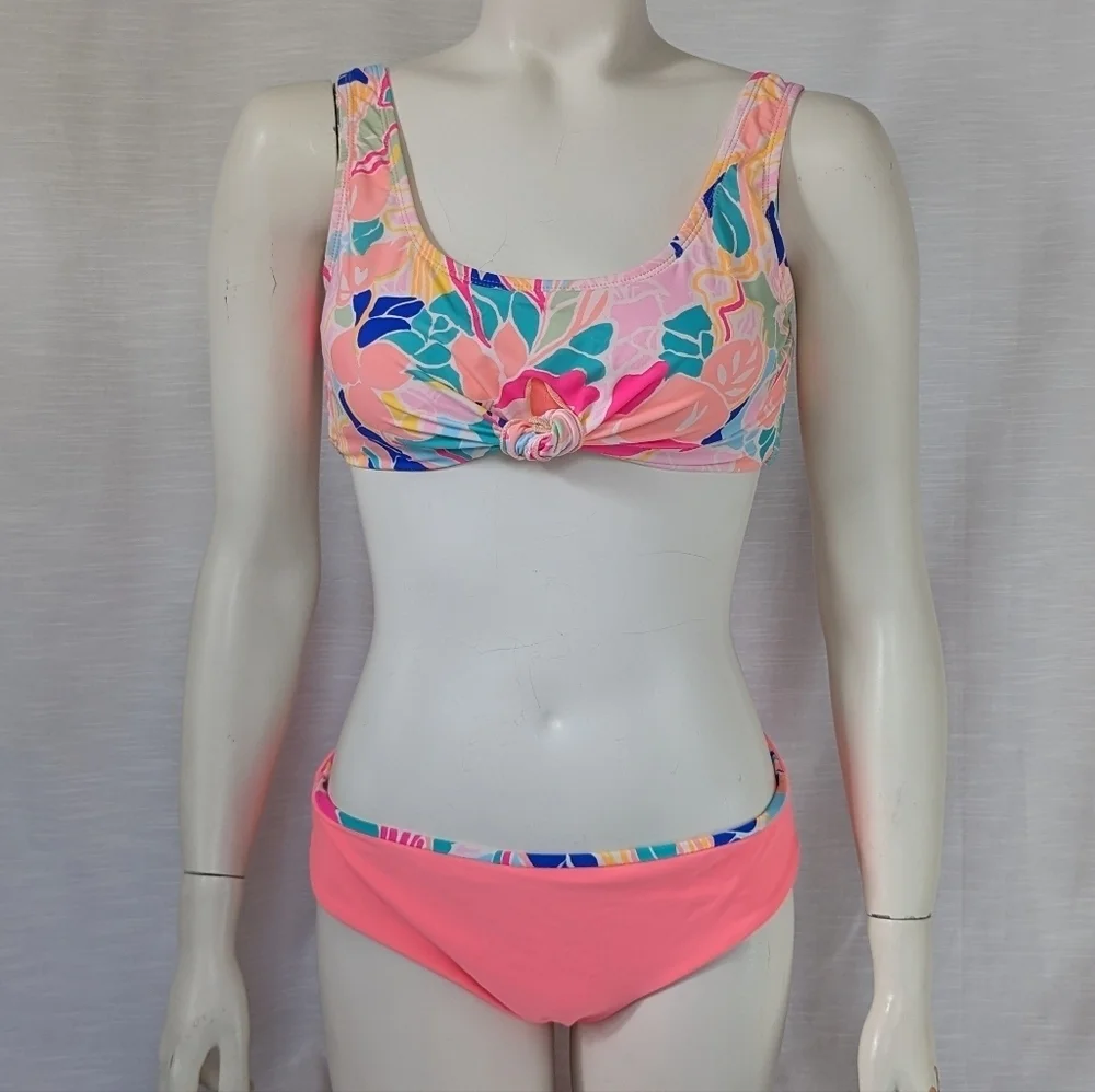 NWT Cyn & Luca Tropical Reversible‎ Bikini - Picture 6 of 12